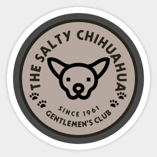 The Salty Chihuahua Sticker